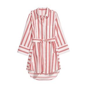 H&M cotton shirt with the tie belt